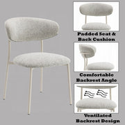 Kalam 32"H Armless Side Chair (Set-2)