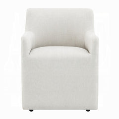 Cafell Arm Chair w/Swivel Casters