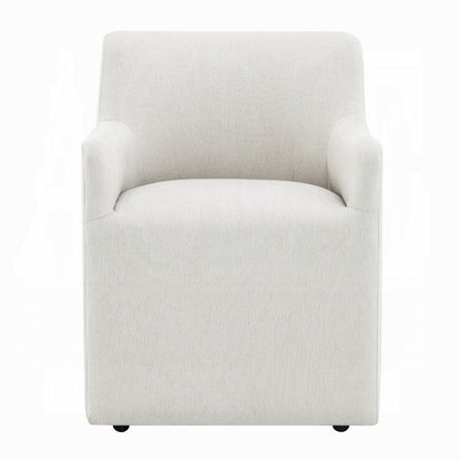 Cafell Arm Chair w/Swivel Casters