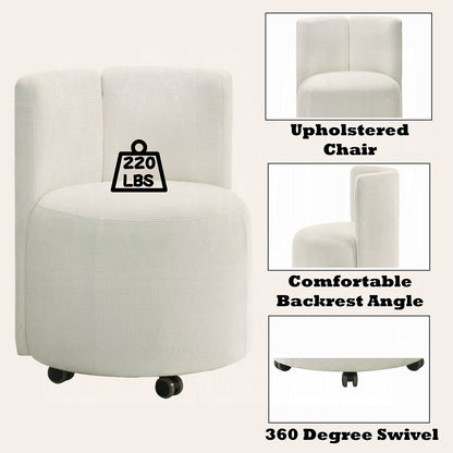Blayde 31"H Upholstered Side Chair with Swivel (Set-2)