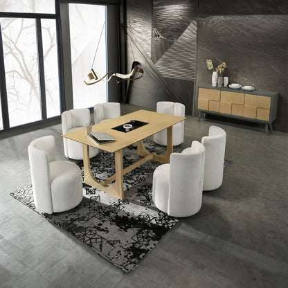 Blayde 31"H Upholstered Side Chair with Swivel (Set-2)