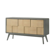 Servidor rectangular Blayde de 59" de largo y 3 puertas