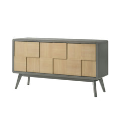 Servidor rectangular Blayde de 59" de largo y 3 puertas