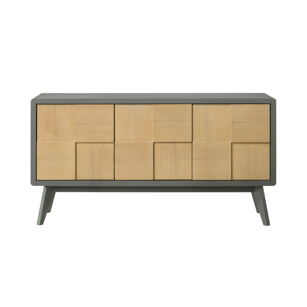 Servidor rectangular Blayde de 59" de largo y 3 puertas