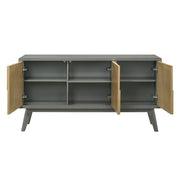 Servidor rectangular Blayde de 59" de largo y 3 puertas