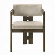 Silla auxiliar Destin de 81 cm de alto con reposabrazos tapizado