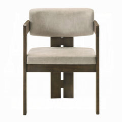 Silla auxiliar Destin de 81 cm de alto con reposabrazos tapizado