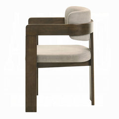 Silla auxiliar Destin de 81 cm de alto con reposabrazos tapizado