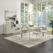 Servidor rectangular Ingram de 65" de largo con cubierta de cerámica