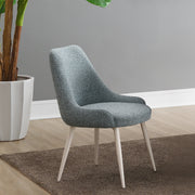 Silla auxiliar tapizada Laela de 84 cm de alto (juego de 2)