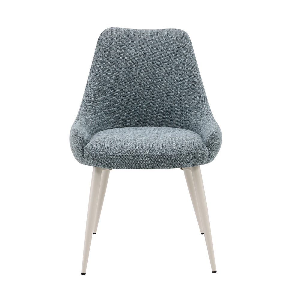 Silla auxiliar tapizada Laela de 84 cm de alto (juego de 2)