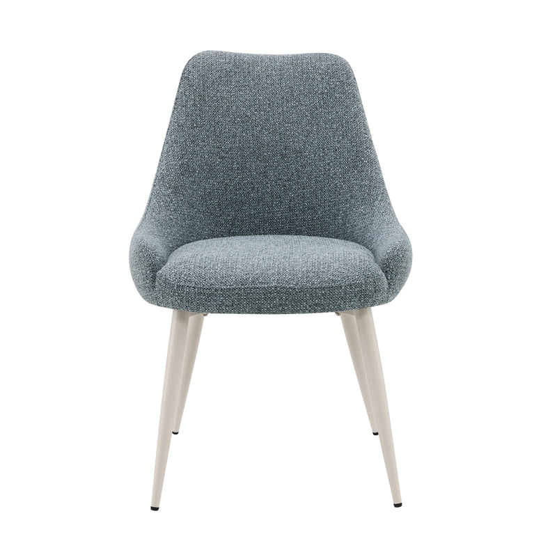 Silla auxiliar tapizada Laela de 84 cm de alto (juego de 2)
