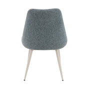 Silla auxiliar tapizada Laela de 84 cm de alto (juego de 2)