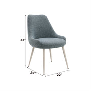 Silla auxiliar tapizada Laela de 84 cm de alto (juego de 2)