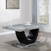Mesa de comedor rectangular Caralin de 70 pulgadas de largo