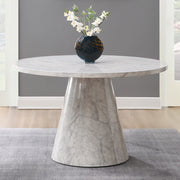 Mesa de comedor redonda Kacey de 47" de diámetro