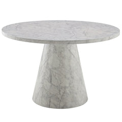 Mesa de comedor redonda Kacey de 47" de diámetro