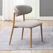 Silla auxiliar Kacey tapizada sin brazos de 81 cm (juego de 2)