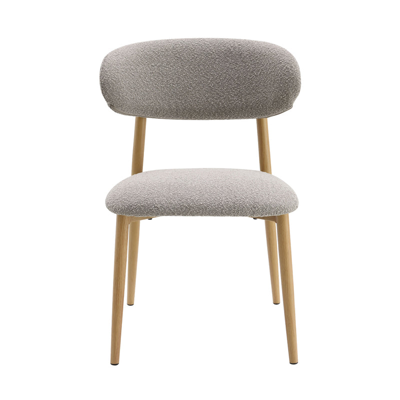 Silla auxiliar Kacey tapizada sin brazos de 81 cm (juego de 2)