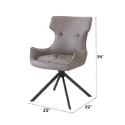 Damita Side Chair w/Swivel (Set of 2)