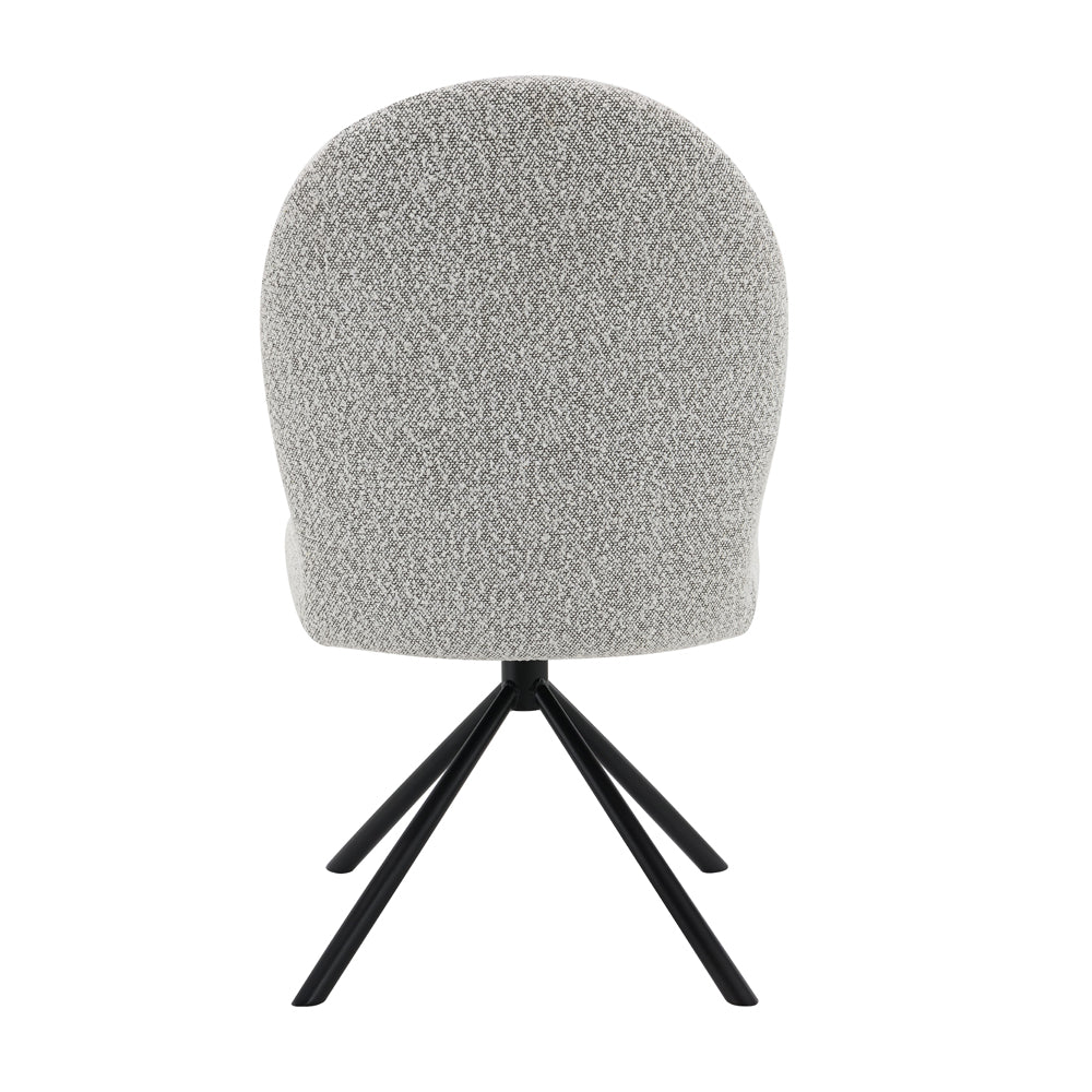 Silla auxiliar tapizada Lawton de 91 cm de alto con asiento giratorio (juego de 2)