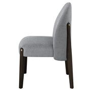Silla auxiliar Clayten tapizada sin brazos de 89 cm de alto (juego de 2)