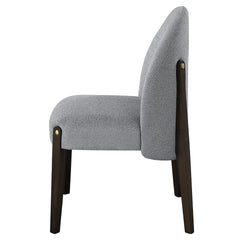 Silla auxiliar Clayten tapizada sin brazos de 89 cm de alto (juego de 2)
