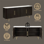Servidor rectangular Clayten de 72" de largo