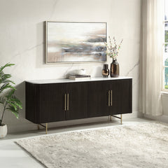 Servidor rectangular Clayten de 72" de largo