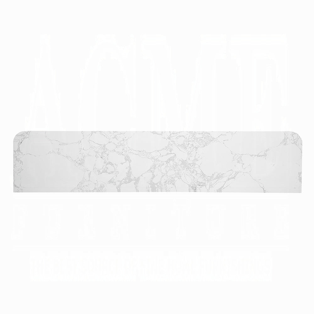 Clayten Server w/Marble Top & Fireplace