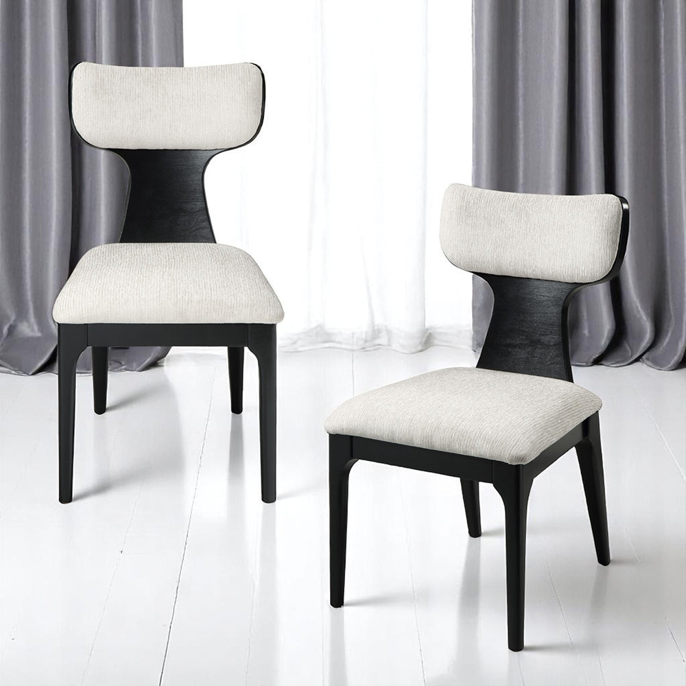 Marioly Side Chair (Set of 2) - Beige Chenille