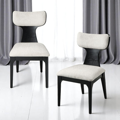 Marioly Side Chair (Set of 2) - Beige Chenille