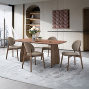 Mesa de comedor rectangular Hadasa de 71" de largo
