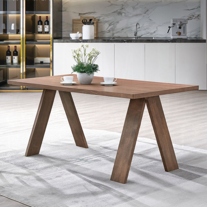 Mesa de comedor rectangular Sarha de 63" de largo