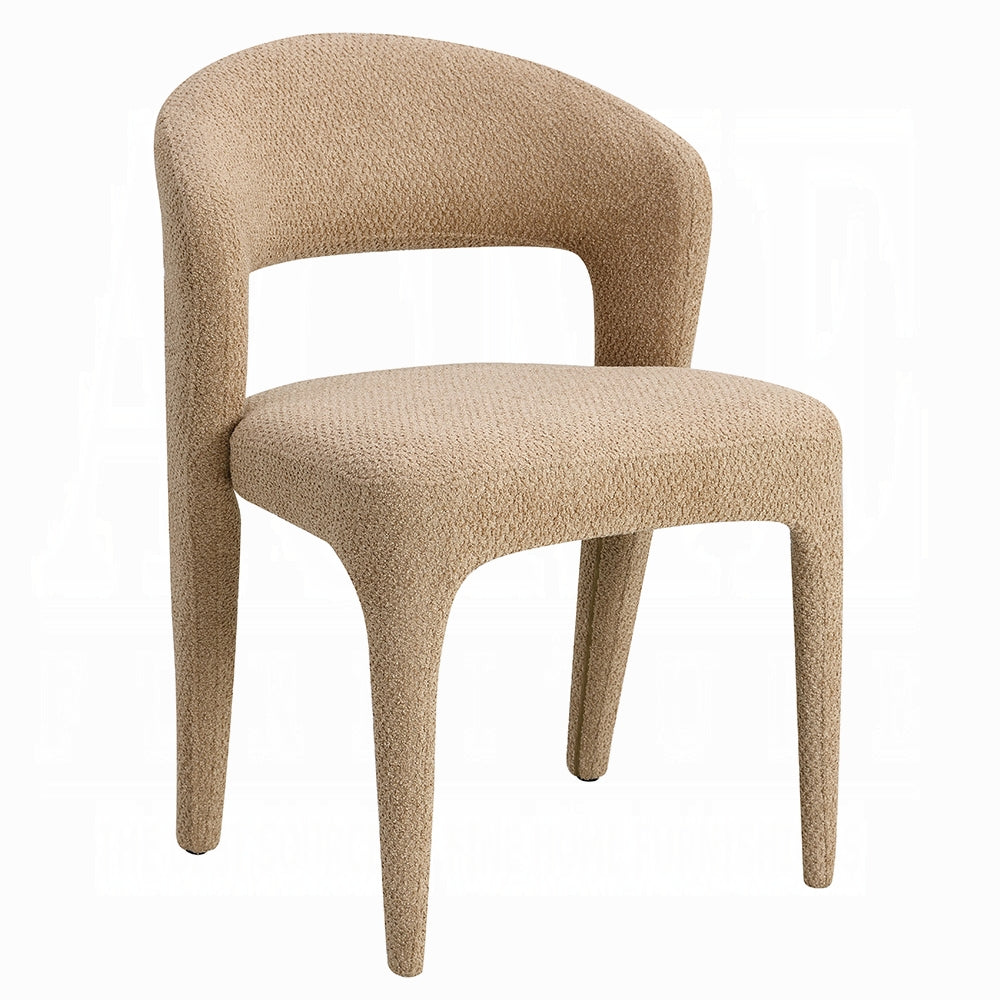 Lidi Side Chair (Set of 2) - Light Brown Boucle