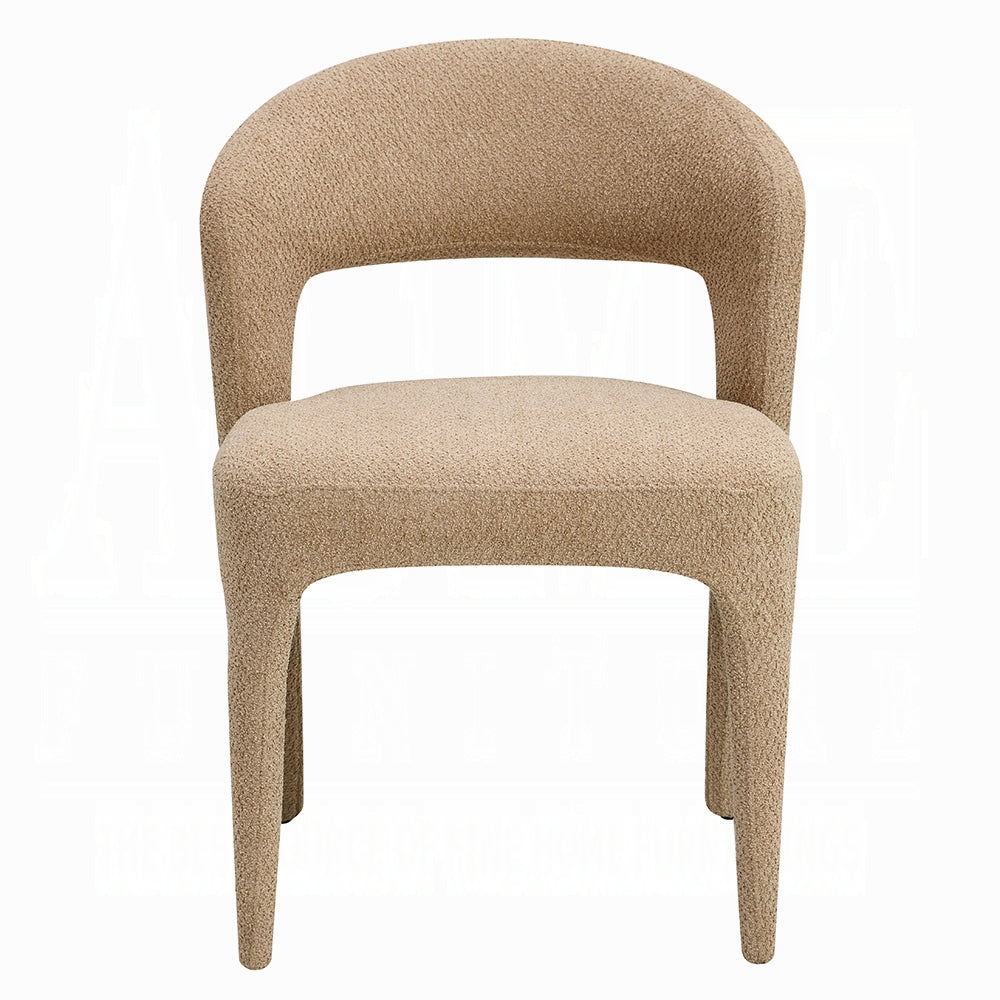 Lidi Side Chair (Set of 2) - Light Brown Boucle