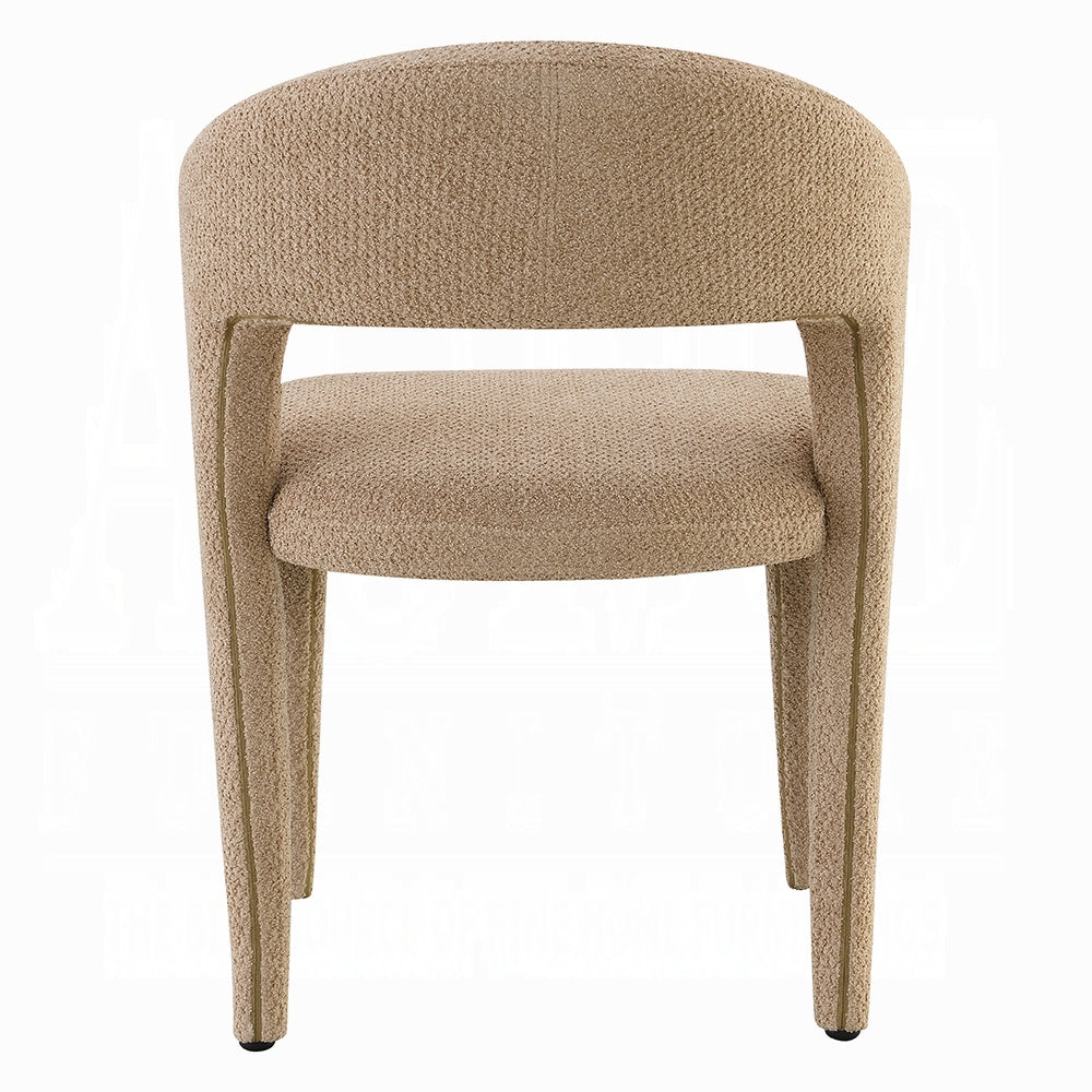 Lidi Side Chair (Set of 2) - Light Brown Boucle