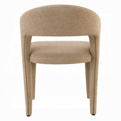 Lidi Side Chair (Set of 2) - Light Brown Boucle