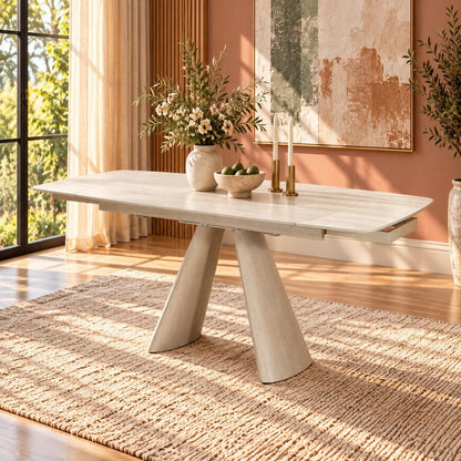 Cassian Dining Table w/Ceramic Top