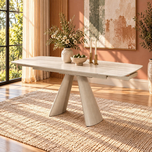 Cassian Dining Table w/Ceramic Top