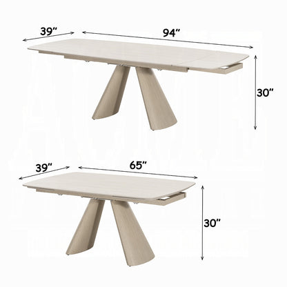Cassian Dining Table w/Ceramic Top