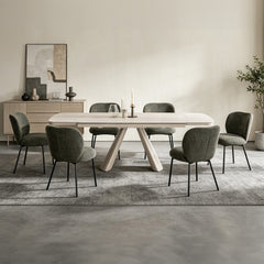 Cassian Dining Table w/Ceramic Top