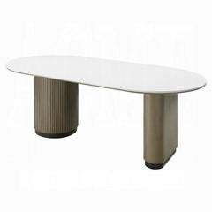 Clayten Dining Table w/Engineered Top