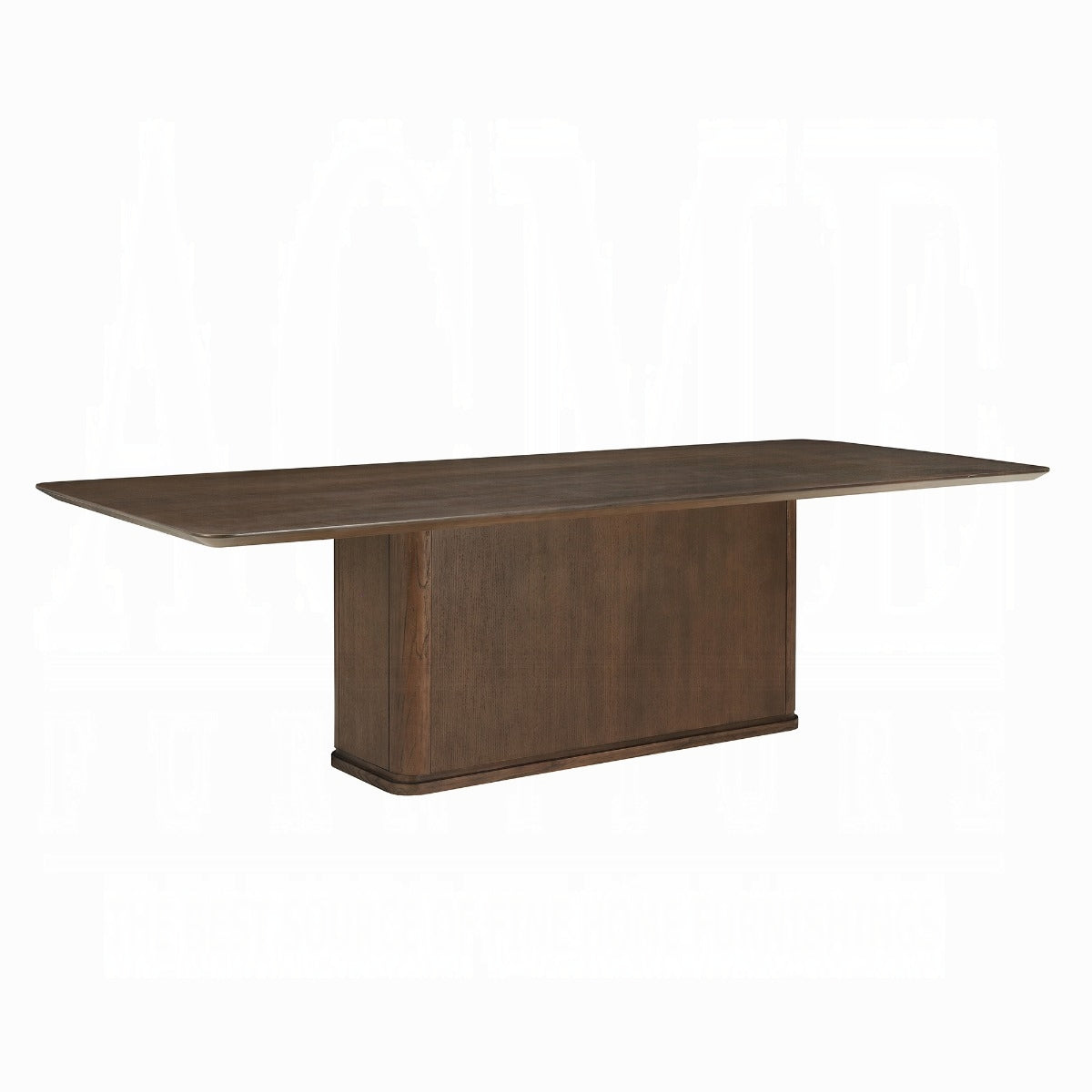 Koen Dining Table - Brown Oak (42"D x 108"W)
