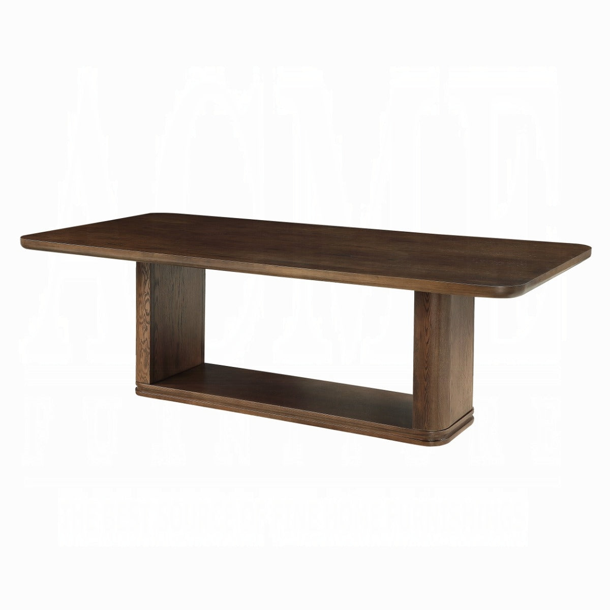 Koen Dining Table - Brown Oak (44"D x 95"W)