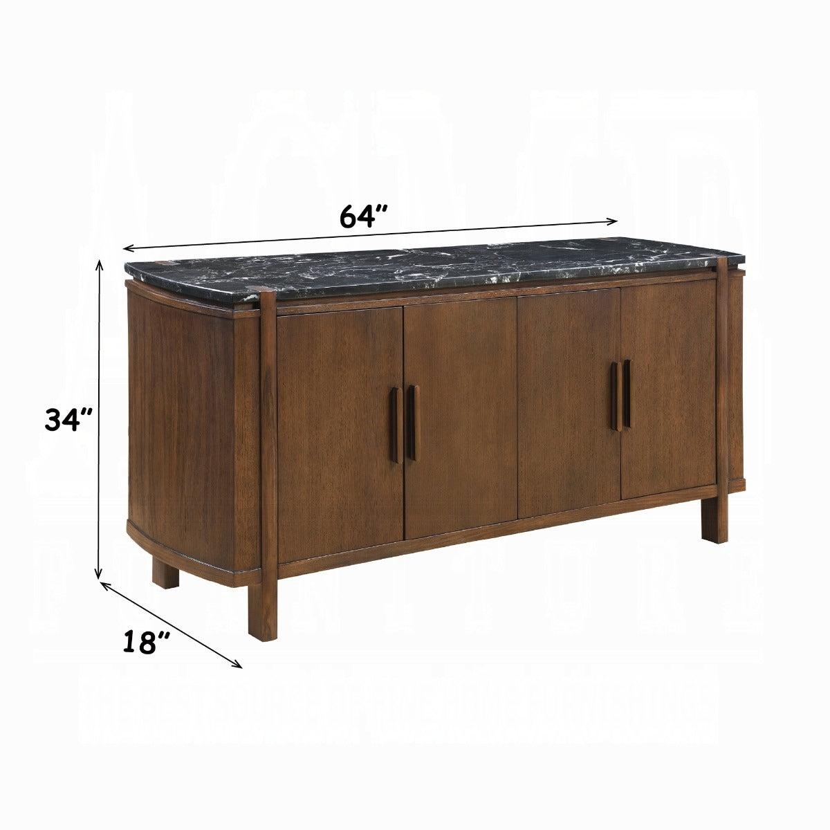 Estella Server w/Marble Top