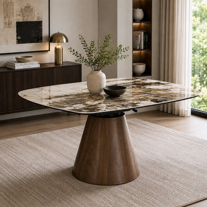 Eada Dining Table w/Ceramic Top