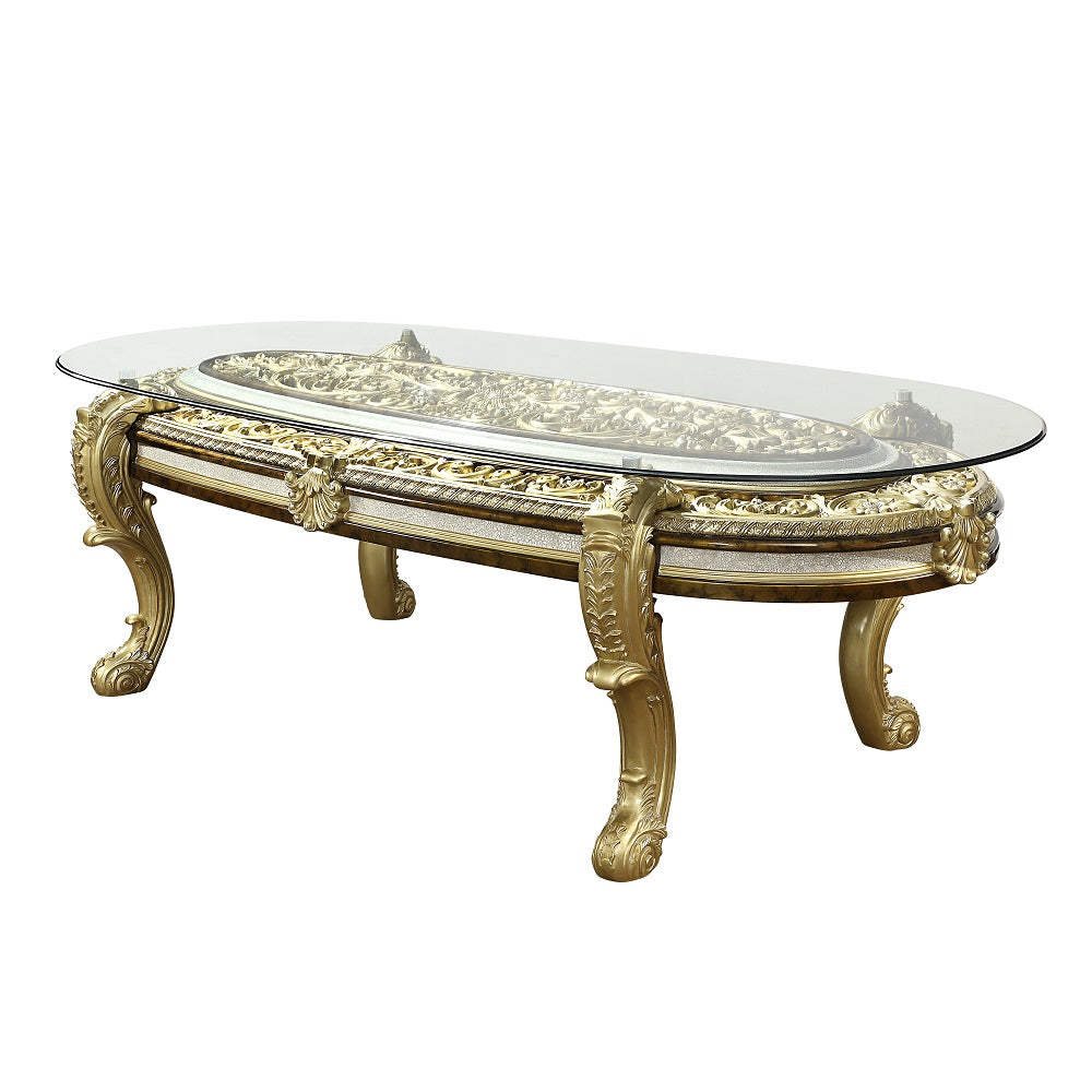 Mesa de comedor rectangular Desiderius de 107" de largo