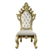 Silla auxiliar tapizada Desiderius de 60" de alto (juego de 2)