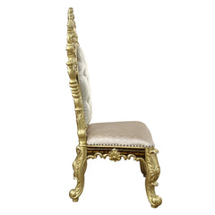 Silla auxiliar tapizada Desiderius de 60" de alto (juego de 2)